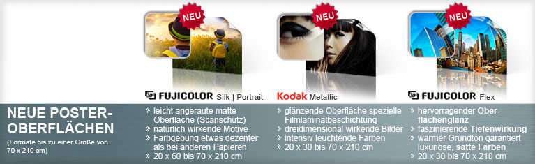 Neuheit neue Posteroberflächen